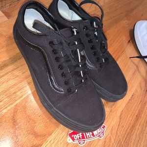 Black Canvas Vans